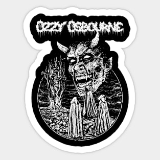 ozzy osbourne vintage retro Sticker